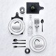 preview thumbnail 3 of 1, Flatware Stainless Steel Onyx Black 16PC Set - None