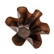 preview thumbnail 3 of 6, Metal Organic Shaped Planter - 14.8"L x 14.8"W x 7.5"H