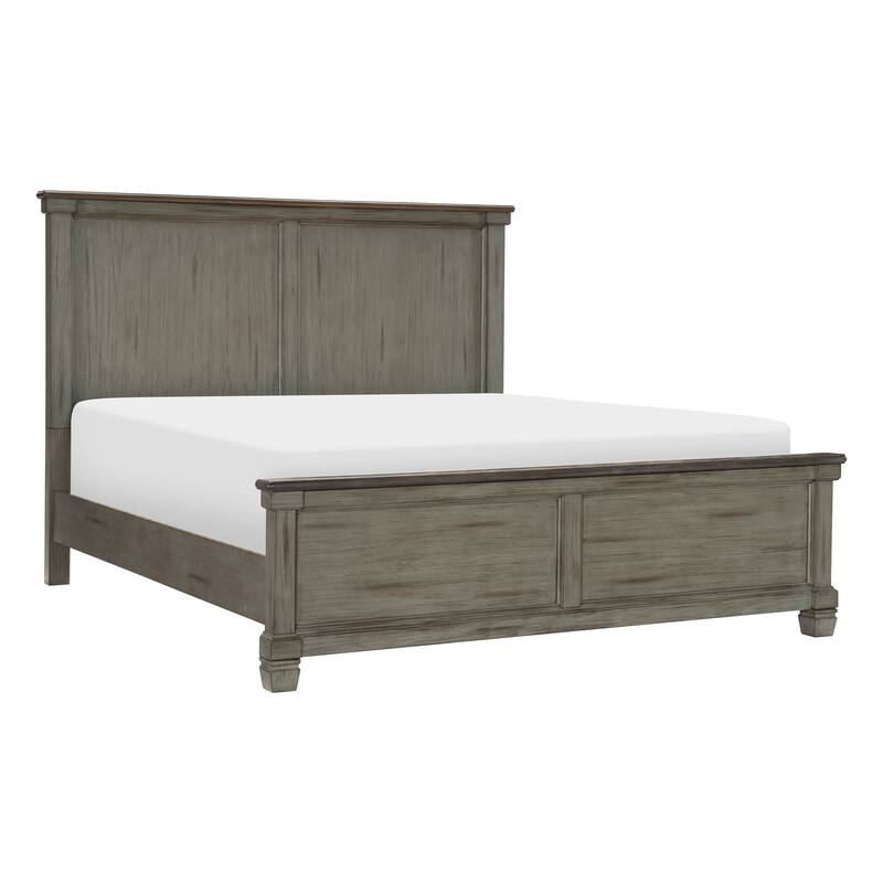 Montclair Panel Bed - Antique Gray