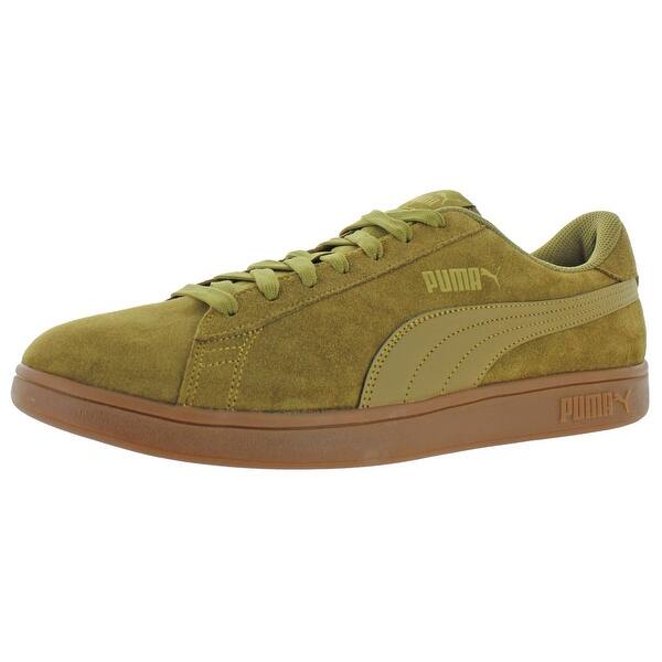 Shop Puma Mens Smash V2 Skate Shoes Suede Low Top Overstock