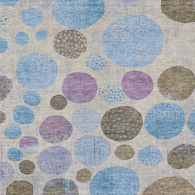 HomeRoots Geometric Transitional Rectangle Outdoor Rug