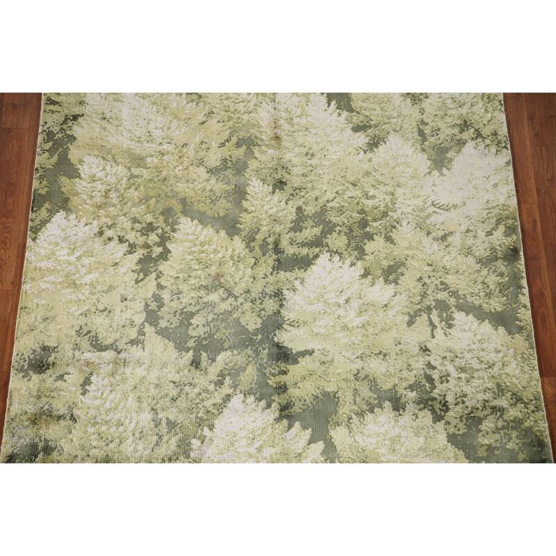 Modern / Abstract Rug Hand-Knotted Wool Carpet - 4'8"x 6'6"
