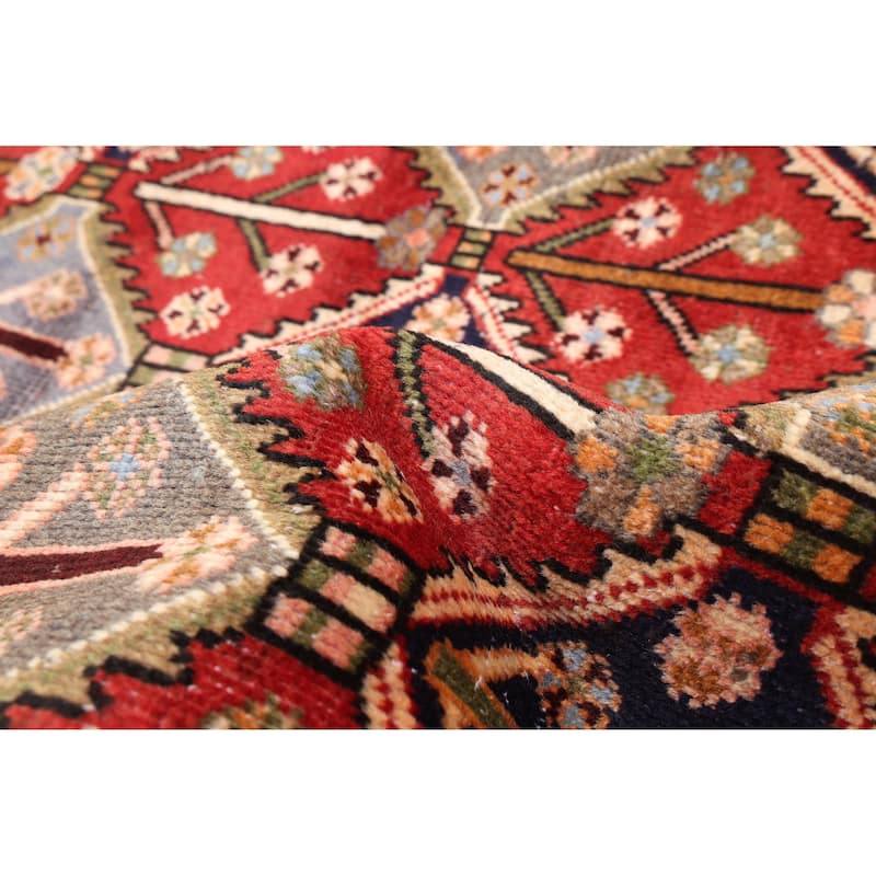 ECARPETGALLERY Hand-knotted Kayseri Vintage Red Wool Rug - 4'5 x 6'5