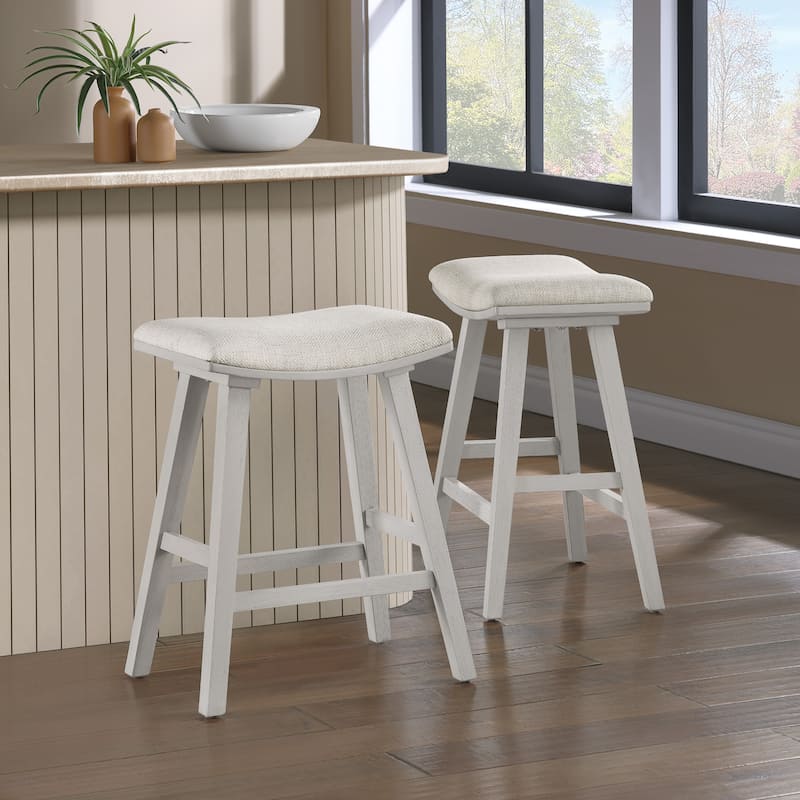 Coley 24" Saddle Stool (2-Pack)
