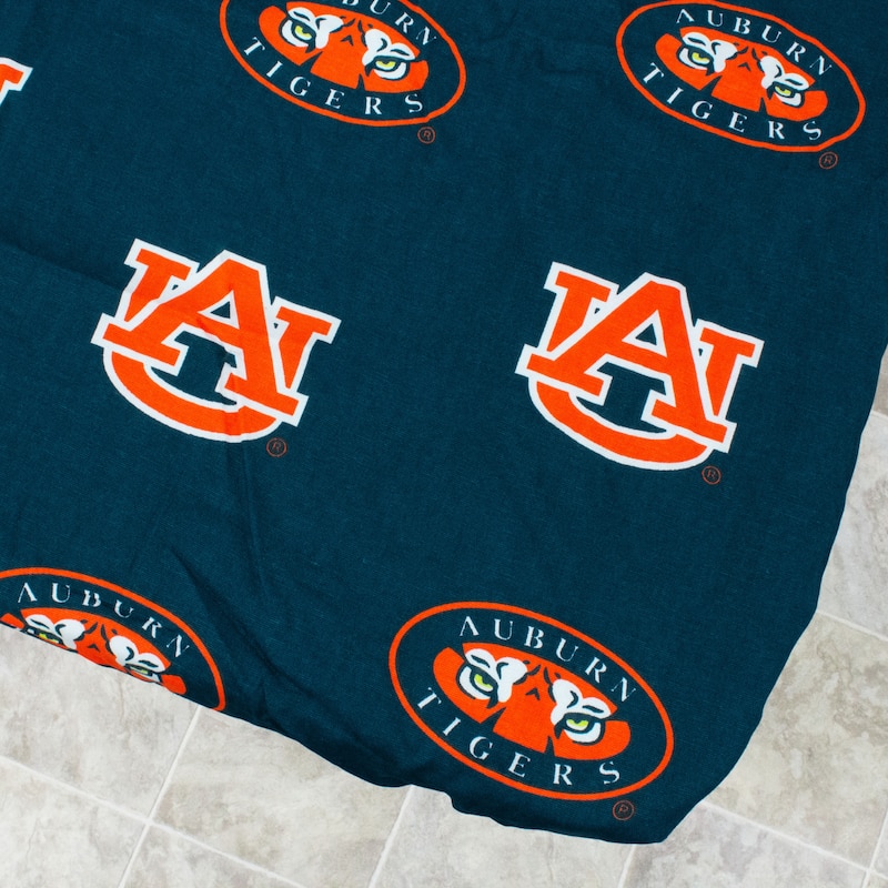 Auburn Tigers Tailgate Fitted Tablecloth, 33" x 33", Card Table