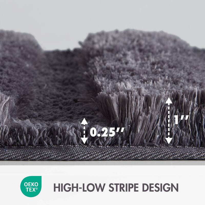 Madison Park Tufted Pearl Channel Solid Bath Rug