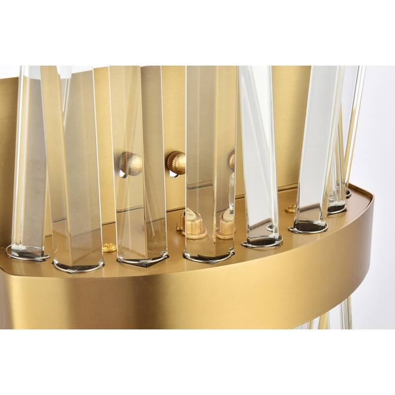 Indigo Home 8 inch crystal bath sconce