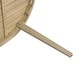 preview thumbnail 29 of 29, Christopher Knight Home - Solmere Outdoor Dining Table, Acacia Wood Frame with Slatted Oval Top & Non-Slip Foot Pads - 70.08" L