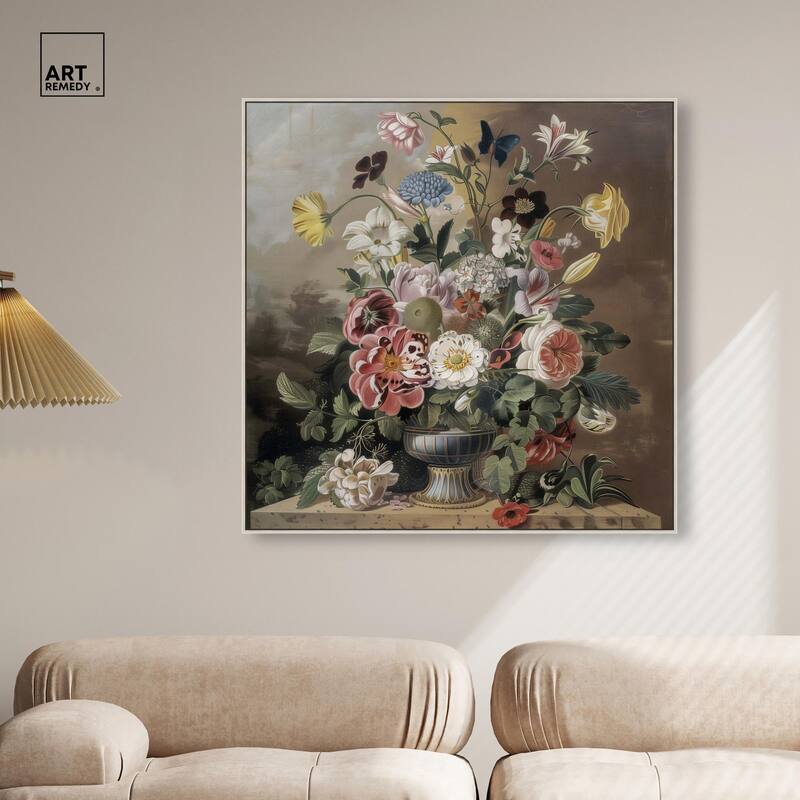 Classical Dream Vase Canvas by Art Remedy