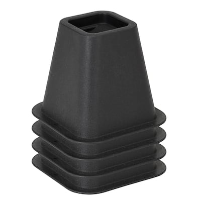 Simplify 6" Bed Risers with Wheel Caster Stabilizer