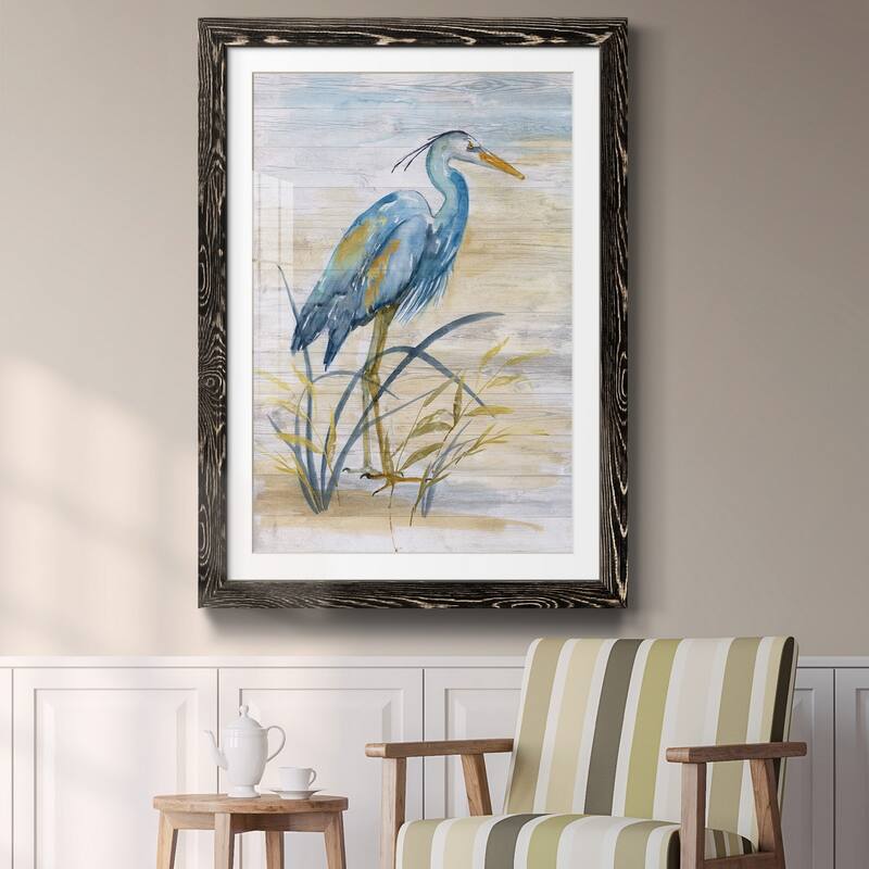 Blue Heron I-Premium Framed Print - Ready to Hang