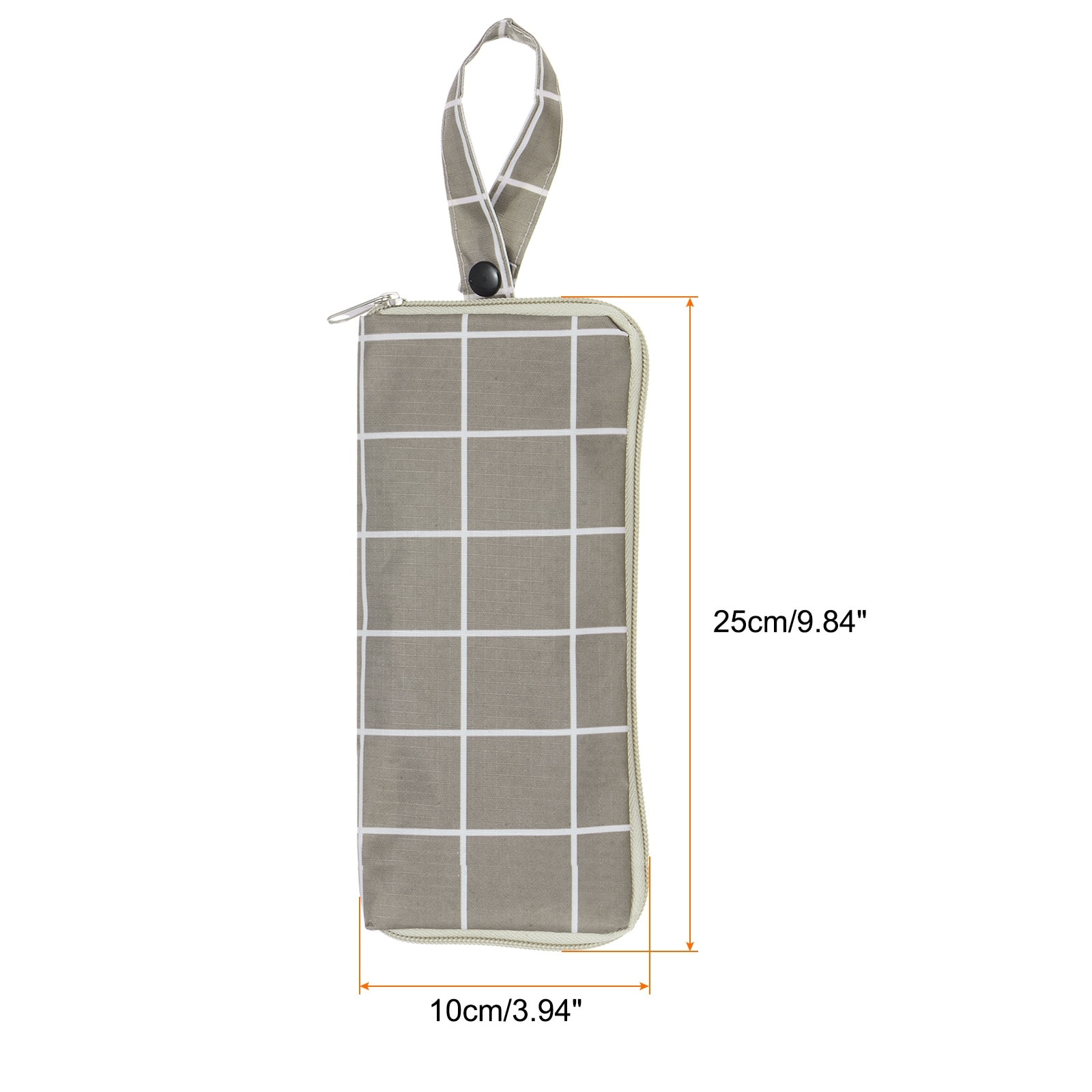 Umbrellas Bags for Wet Travel Umbrellas Portable Cover Carry Storage Case Sleeve for Compact Folding Umbrellas - Brown Plaid