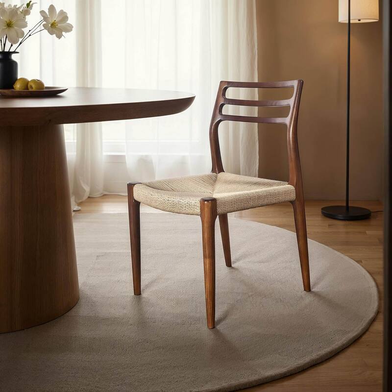 Oralie Ash Wood Dining Chair (Set of 2)