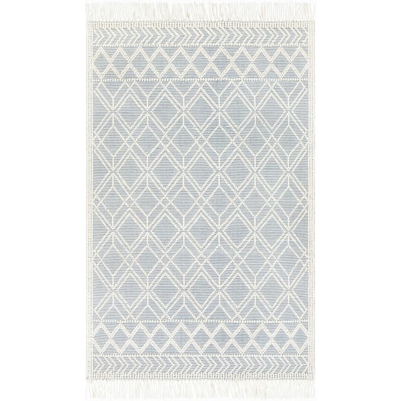 Livabliss Gertrude Handmade Cottage Geometric Wool Area Rug