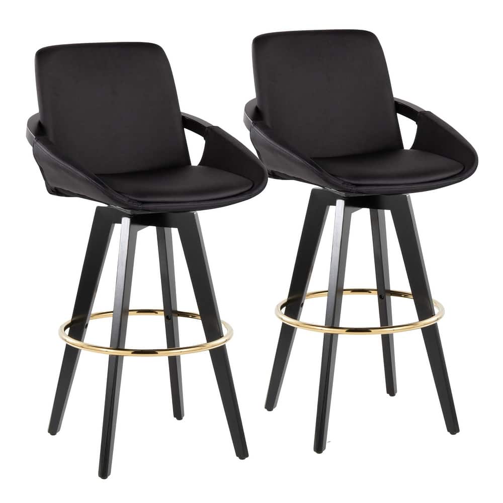 Cosmo 30" Fixed-Height Barstool - Set of 2