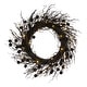 preview thumbnail 1 of 1, National Tree Company 24" Artificial Deadwood Twig Wreath, 30 Orange LED Lights, Battery Operated - 2 ft