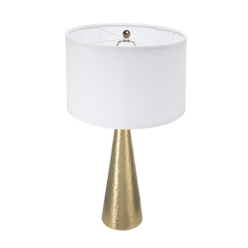 D15x28.5" Aluminum Cone Table Lamp(Lamp Shade Assembly Required
