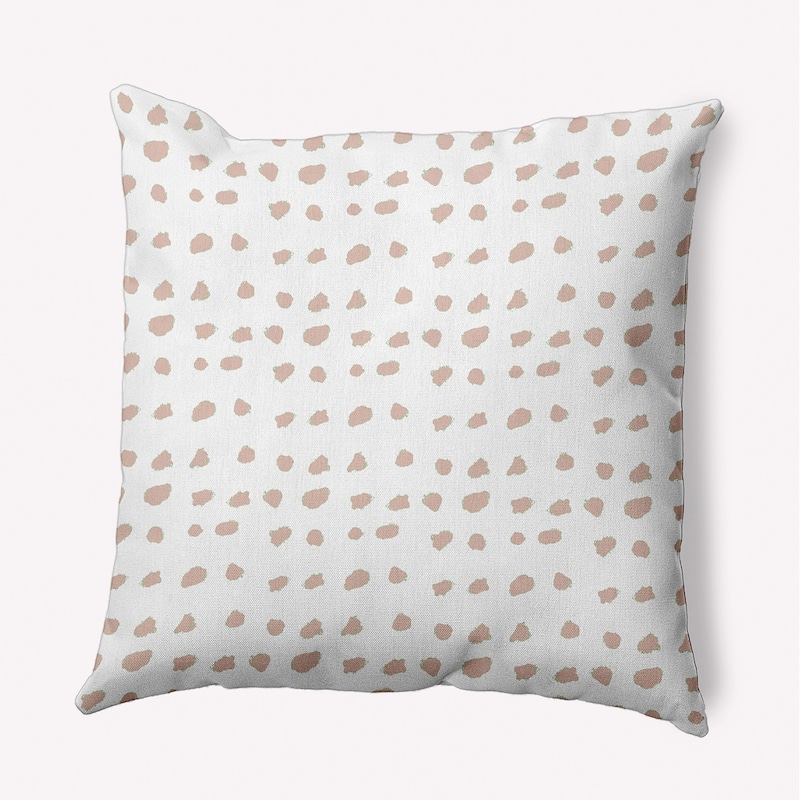 Dot Of Spots Decorative Throw Pillow - Sunwashed Brick - 18" x 18"