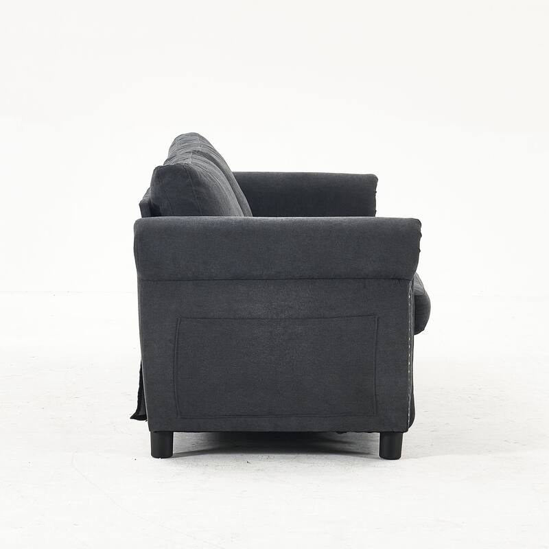 80.7 "2-in-1 sofa bed, living room sofa, with large mattress