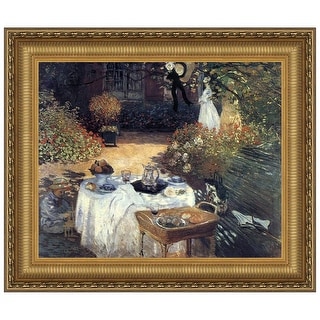 Design Toscano The Luncheon, Monet's Garden at Argenteuil, 1873: Small ...