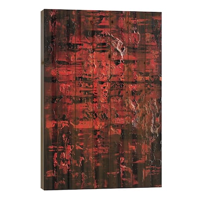 Royalty Print On Wood by Osnat Tzadok - Multi-Color