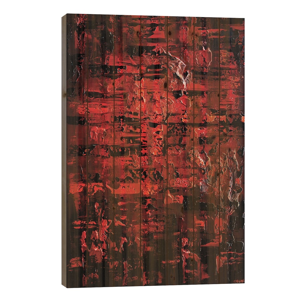 Royalty Print On Wood by Osnat Tzadok - Multi-Color