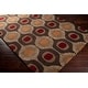 preview thumbnail 3 of 2, Hand-Tufted Ella Geometric Wool Area Rug - 8' Square - 8' Square