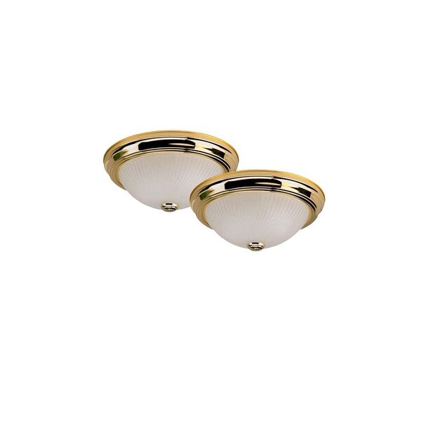 Shop Canarm Ifm21103t 2 Light 11 Wide Flush Mount Ceiling Fixture