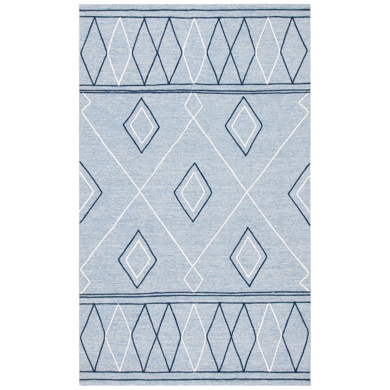 SAFAVIEH Handmade Striped Kilim Shanika Modern Cotton Rug