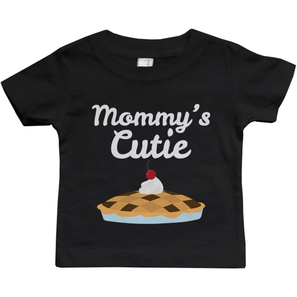 Shop Mommy S Cutie Pie Baby Tee Cute Infant Black T Shirt Gift For