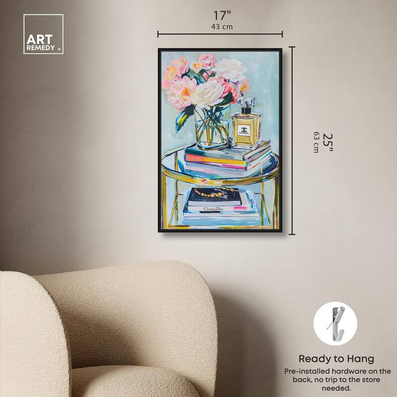 Glass Stand Glam Canvas by Art Remedy