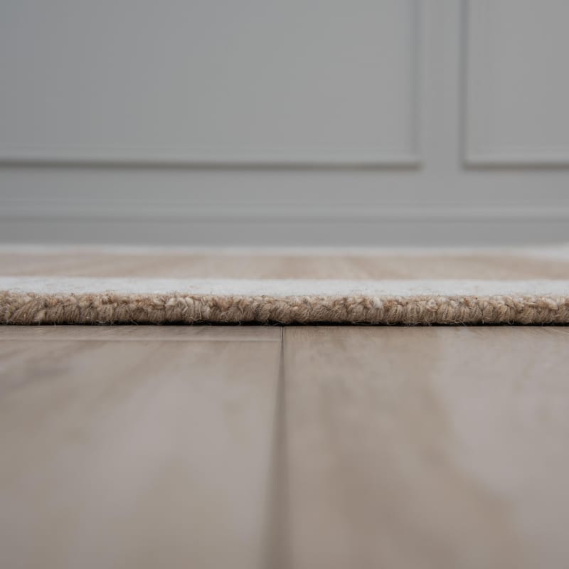 Alora Decor Maude Hand-Tufted Bordered Geometric Beige/Ivory Area Rug