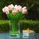 preview thumbnail 5 of 20, Enova Home 20 Pieces Artificial Real Touch Tulips Fake Silk Flowers Arrangement in Glass Vase with Faux Water for Home Decor