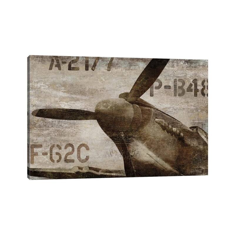iCanvas "Vintage Airplane" by Dylan Matthews Canvas Print