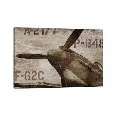 iCanvas "Vintage Airplane" by Dylan Matthews Canvas Print