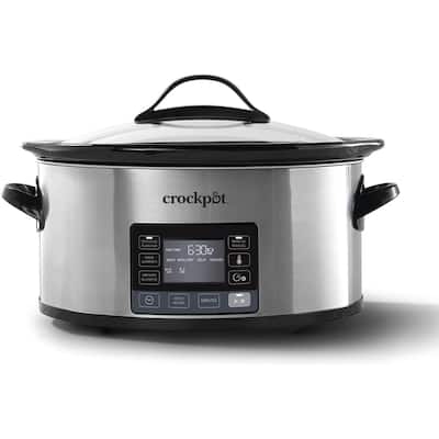 Crock-Pot Slow Cooker with MyTime 6-Quart Programmable Slow Cooker 5.7L