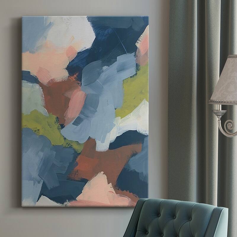 Soft Indigo Atmosphere II Premium Gallery Wrapped Canvas - Ready to Hang