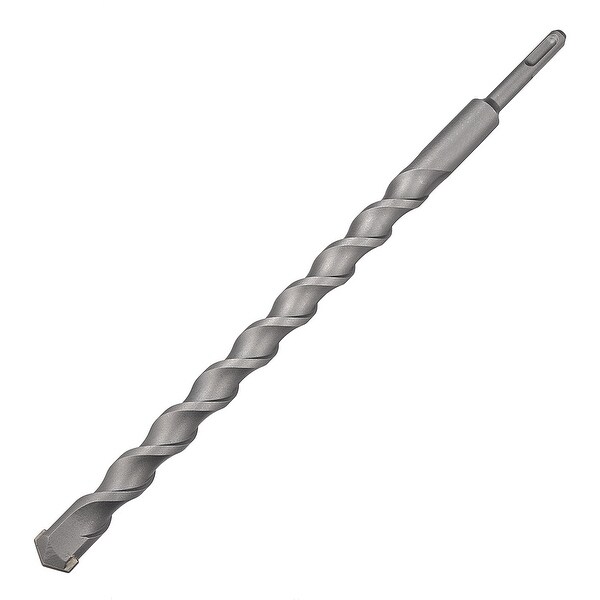 22x350mm Impact Masonry Drill Bit w Chrome Steel Alloy Tipped Drills Round Shank - shank10*bit22*l350