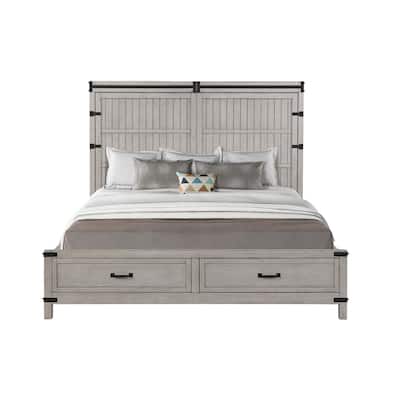 Bridgevine Home Alexandria Storage Bed, Mountain Mist Finish