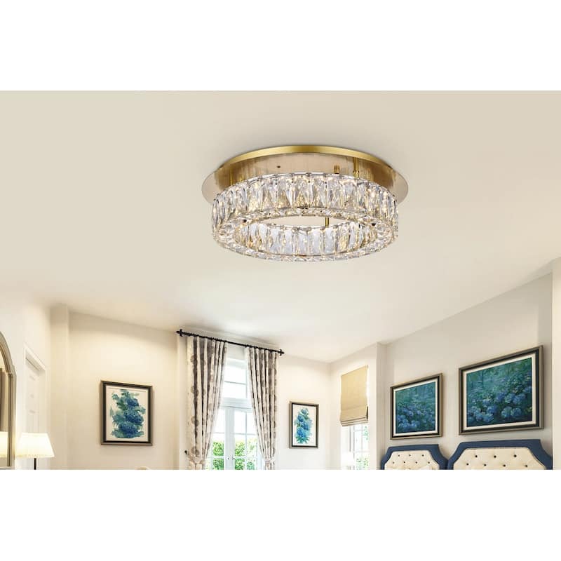 Gold LED Flush Mount