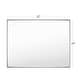 preview thumbnail 51 of 66, Rectangle Metal Framed Beveled Edge Bathroom Vanity Mirror