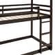 preview thumbnail 44 of 46, Twin Over Twin Bunk Bed with Roof, Slide & Ladder, Playhouse-Inspired Design, Safe & Fun, Multiple Installation Options, Grey