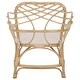 preview thumbnail 7 of 10, SAFAVIEH Home Junie Rattan Dining Chair - 26"W x 24"D x 37"H