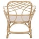 preview thumbnail 6 of 11, SAFAVIEH Junie Tropical Rattan Dining Chair, Fully Assembled - 26" W x 24" D x 37" H