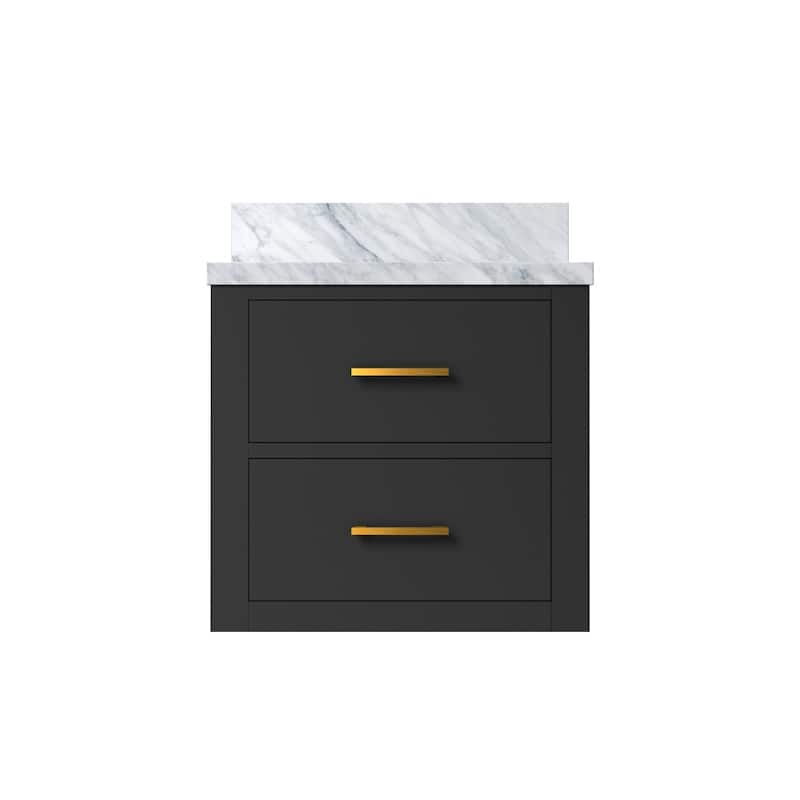 Castor Bath Vanity with Acrylic Top and Sink
