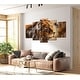 Animal Canvas Wall Art - Lion Portrait - 5 Pieces - Bed Bath & Beyond ...