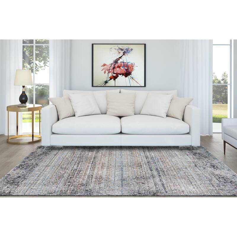 Bridgeport Castel Beige-Black Area Rug