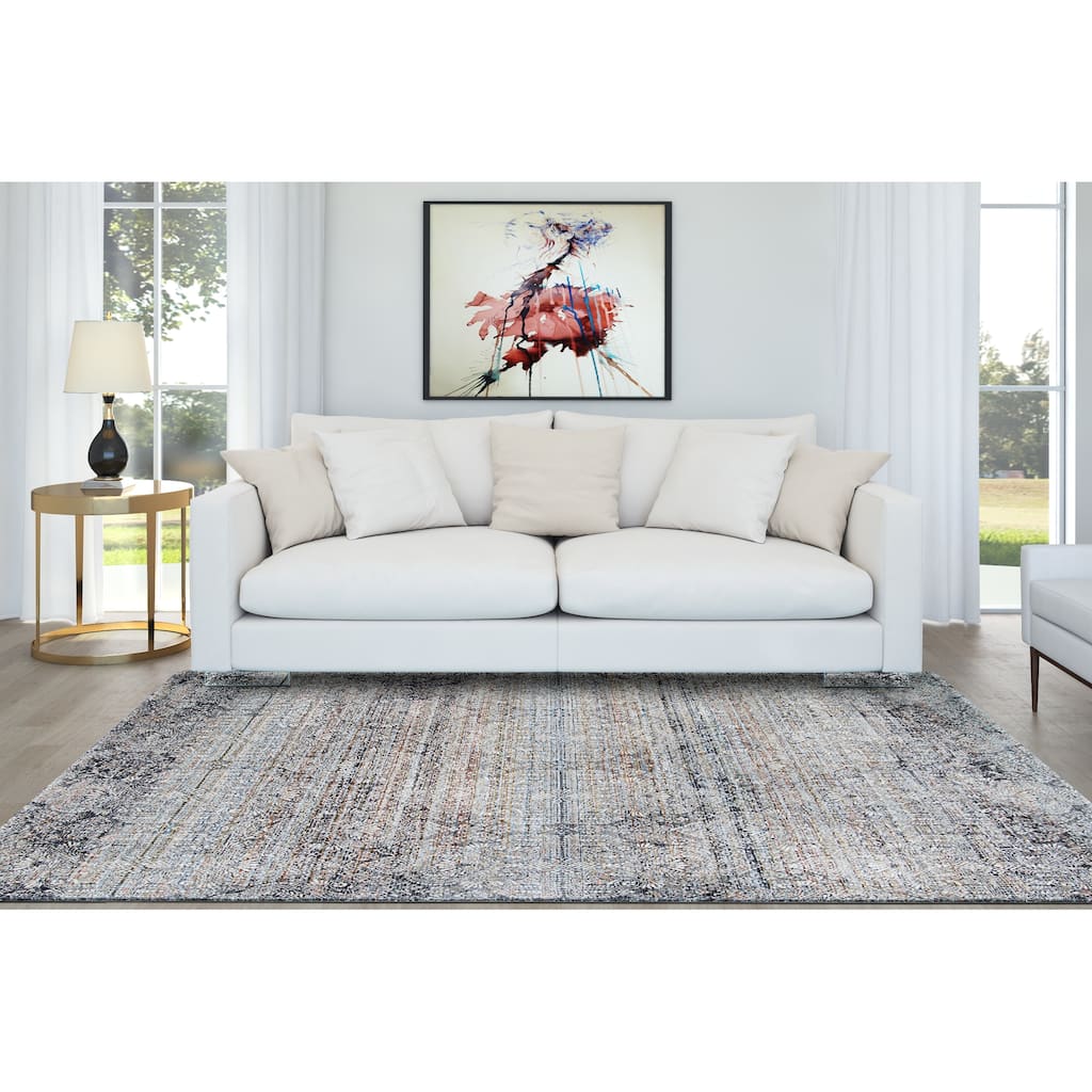 Bridgeport Castel Beige-Black Area Rug