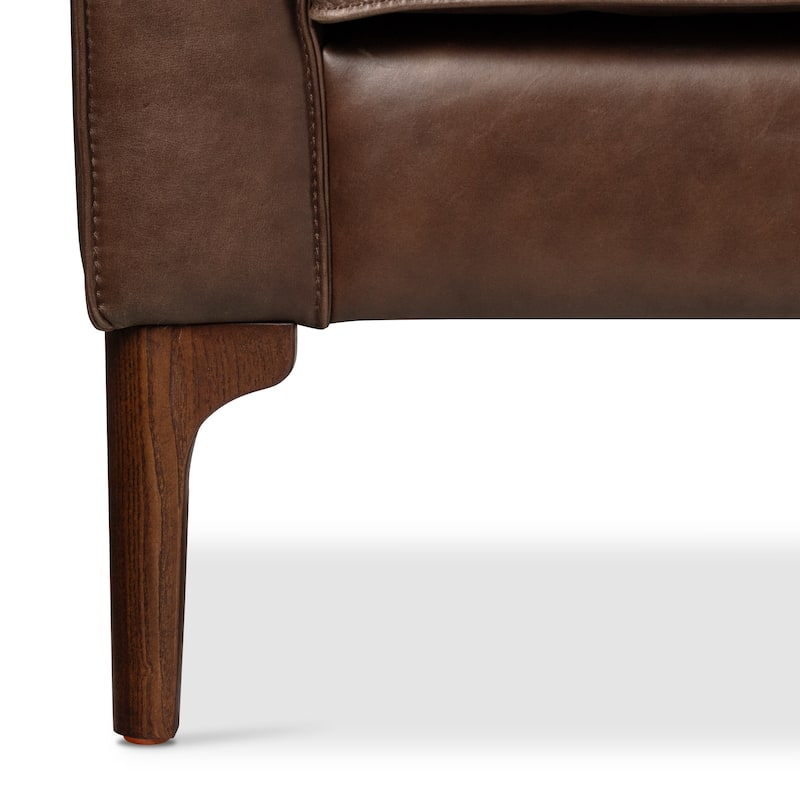 Poly & Bark Mateo 82.5" Sofa - Full Grain Genuine Italian Leather