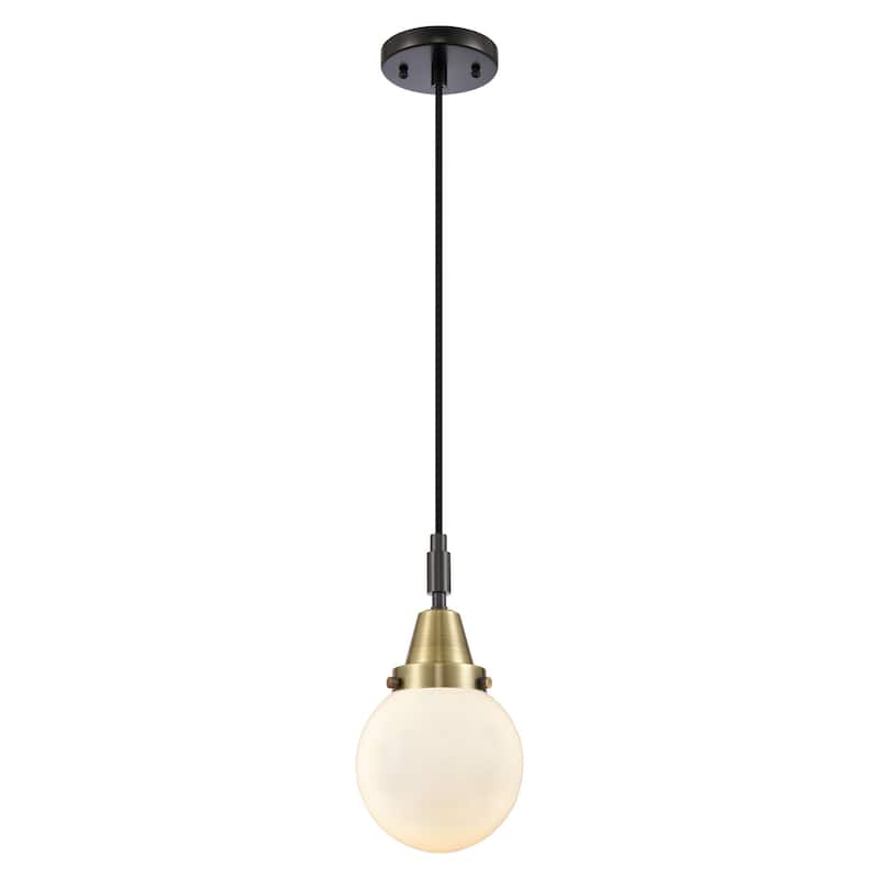 Innovations Lighting 447-1P-G201-6 Beacon 6" Wide Mini Pendant with
